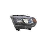 Far Dodge Durango, 2016-, TYC, fata, partea stanga, cu &amp;#39; lumina de zi&amp;#39; tip LED; Tip=USA; tip bec HB3+PY27/7W; manual; negru; Omologare: SAE;