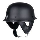 Casca moto vintage W-TEC Black Heart Feldberg, negru, usoara