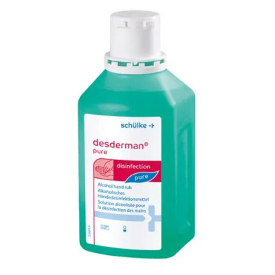 Desderman Pure &amp;ndash; Dezinfectant lichid cu alcool, 500ml foto