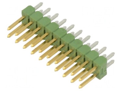 Conector Şir Pini Drept 20 Pini 2.54mm AMPMODU MOD II Tată foto