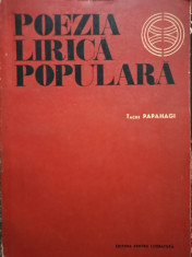 Tache Papahagi - Poezia lirica populara foto