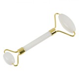 Dispozitiv pentru masaj facial, ETK, alb/auriu, 14 cm