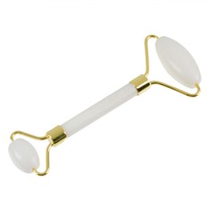 Dispozitiv pentru masaj facial, ETK, alb/auriu, 14 cm foto