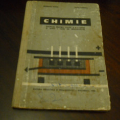 CHIMIE MANUAL PENTRU CLASA A X-A LICEU - Brezeanu Maria, Sava Marieta,1968