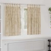 Draperie cu perdele 2 pcs Crem 140 x 140 cm Catifea