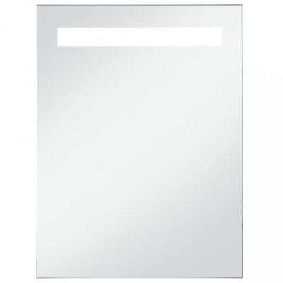 Oglindă cu LED de perete de baie, 60 x 80 cm foto
