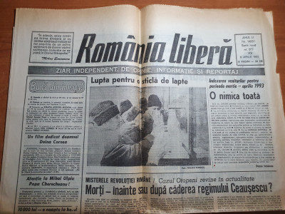 romania libera 8 aprilie 1993- misterele revolutiei -cazul otopeni foto