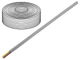 Cablu telecomunica&Aring;&pound;ii litat 4x28AWG, argintiu