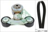 INA 529 0537 10 Set curea transmisie cu caneluri