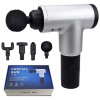 Aparat Masaj Profesional Fascial Gun Vibromasaj Rohs, 6 Viteze, 4 Capete, Baterie 3h, Relaxare Musculara, Recuperare Sportiva