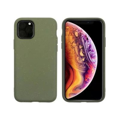 Husa Biodegradabila Muvit pentru Apple iPhone 11 Pro, Bambootek ECO, Verde(Moss) MCBKC0001 foto