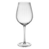 Pahar de Cristal pentru Vin Rosu, 650 ml, cu Picior, Model cu Dungi, CMCLASS