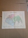 Harta Monde connu des anciens / Lumea cunoscuta anticilor - Vuillemin, 1873 -