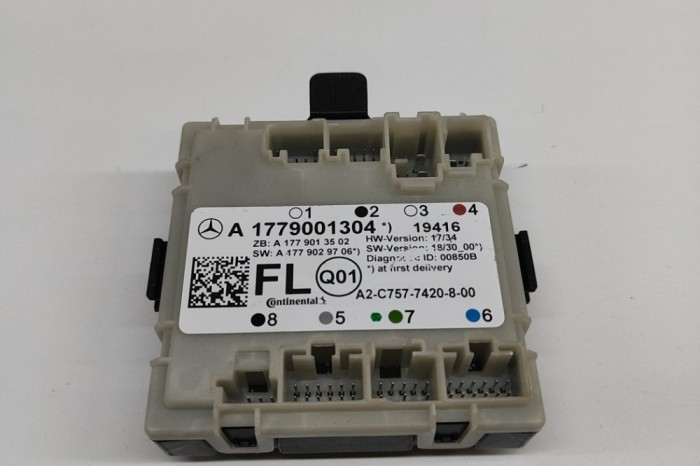 Modul de control ușă st&acirc;nga față MERCEDES-BENZ A W177 2019 OEM: A1779001304 28516692
