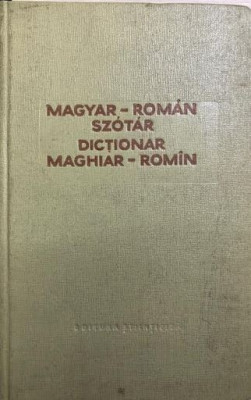 Dictionar magyar-roman foto