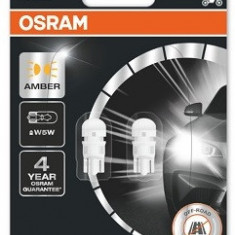 Set 2 Buc Led Osram WY5W 12V 0,5W W2,1X9,5D 6000K Amber LEDriving SL 2827DYP-02B