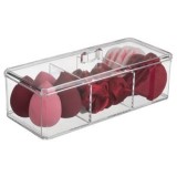 Set de machiaj cu bureți și scrunchie &icirc;n husă transparentă, CMCLASS
