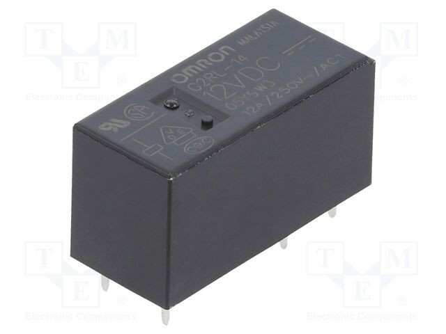Releu electromagnetic SPDT 12VDC 12A OMRON