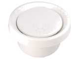 Accesorii: anemostat albă polipropilenă &Oslash;125mm AN
