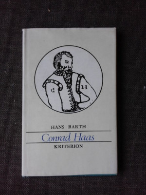 CONRAD HAAS - HANS BART (TEXT IN LIMBA GERMANA) foto