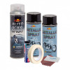 Kit complet reparatie si vopsire jante culoare Negru Metalizat, V2 FAVLine Selection, Oem