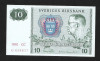 SUEDIA 10 kronor- Coroane 1981 UNC