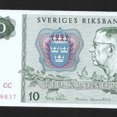 SUEDIA 10 kronor- Coroane 1981 UNC