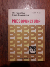 Presopunctura - Sabin Ivan / R4P1F foto