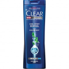 Sampon CLEAR Men Cool Sport Menthol, 400 ml, pentru Par Normal, Extract de Menta, Sampon cu Menta, Sampon pentru Barbati, Produse de Ingrijire a Parul foto