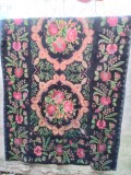 250 x 160 cm covor vechi traditional rom&acirc;nesc scoarță