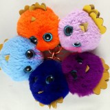 Breloc Pompon Puf Owl