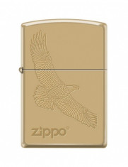 Bricheta Zippo 4551 Soaring Eagle-Zippo Logo, Engraved foto