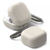 Husa Ringke pentru Samsung Galaxy Buds4 / Buds4 Pro, Crem