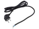 Cablu 3x1mm2 CEE 7/7 (E/F) cu ştecăr &icirc;n unghi, 1,8m, PVC - POS