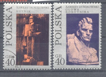 Poland 1971 Sculpture, used G.282