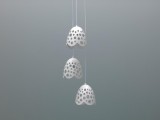 STONES Lampă suspendată &Oslash;.19,5cm X &Oslash;.19,5cm H. 125cm | Aosom Romania
