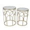 Set 2 masute de cafea Golden Circles