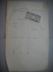 HOPCT DOCUMENT VECHI 332 MINISTERUL INDUSTRIEI COMERT EXTERIOR /BUCURESTI 1935