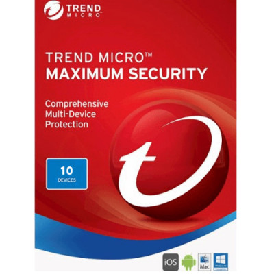 Licenta 2024 pentru Trend Micro Maximum Security - 3-ANI / 10-Dispozitive foto