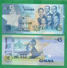 = GHANA - 5 CEDIS - 2015 - UNC = foto