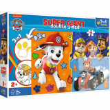 Puzzle Trefl Primo Super Giant Paw Patrol 15 piese, 3 in 1