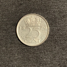 Moneda 25 cenți 1979 Olanda