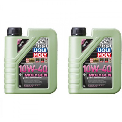 Pachet 2 litri Ulei motor Sintetic Liqui Moly Molygen New Generation 10W40 foto