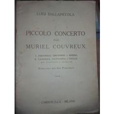 Piccolo concerto per Muriel Covreux- Luigi Dellapiccola