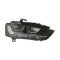 Far Audi A4/S4 (B8), 11.2011-12.2015, partea Dreapta, electric, tip bec H7+H7, cu motoras, Depo