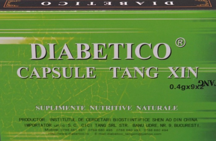 Diabetico 18 capsule cici tang