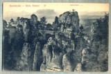 AD 351 C. P. VECHE -BASTEIBRUKE -SACHS. SCHWEIZ-STEISCHLEUDER -GERMANIA-CIRC1910