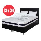 Set Avantaj Saltea Memory Foam PARIS 140x200x23 plus 2 perne 50x70 plus Husa, Saltex