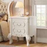 Cumpara ieftin NOPTIERA PALACE ALB MDF+LEMN MASIV