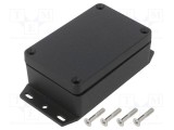 Carcasă universală HAMMOND 65mm X 98mm Y 34mm Z cu lame de fixare
